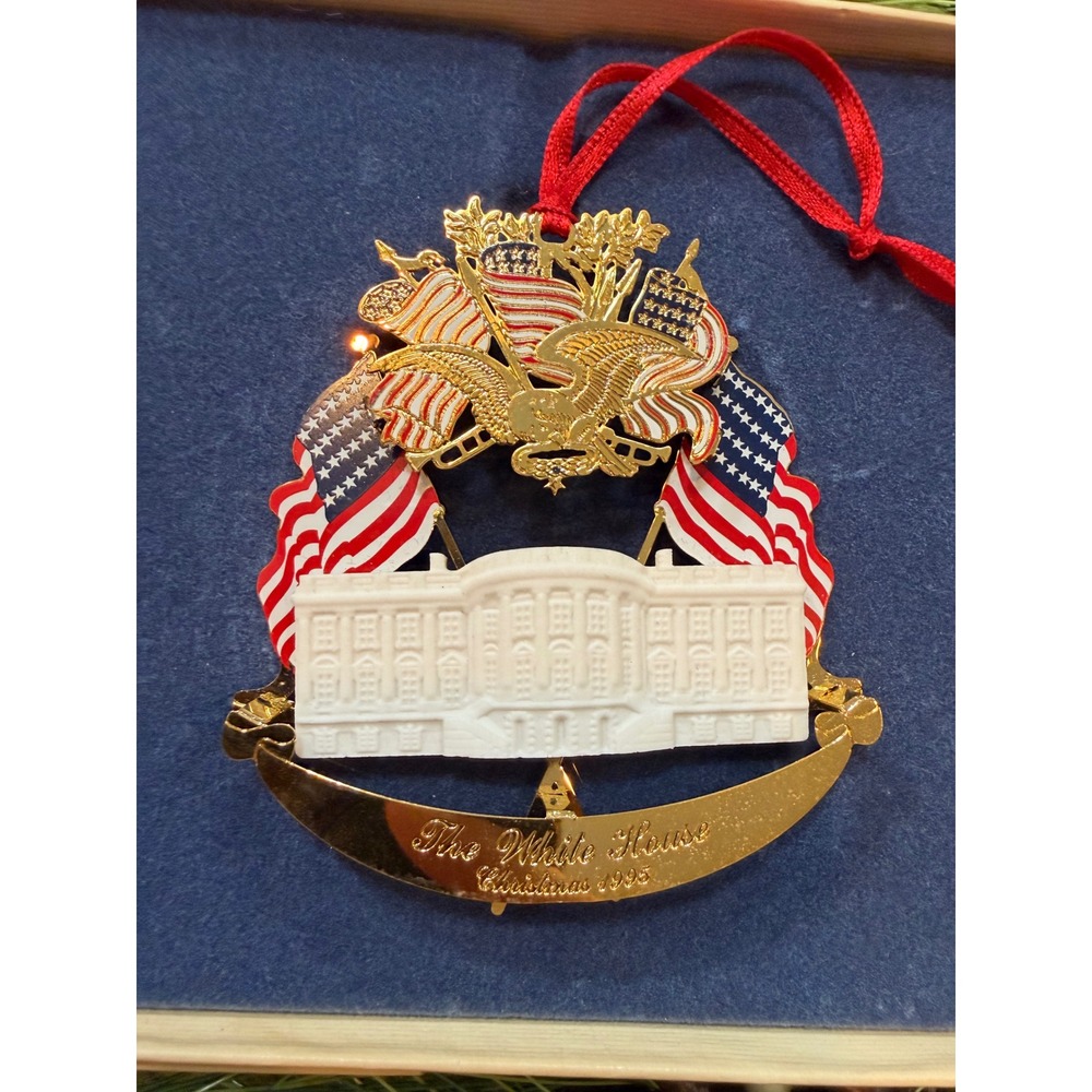 Official 1995 White House Historical Association Christmas Ornament